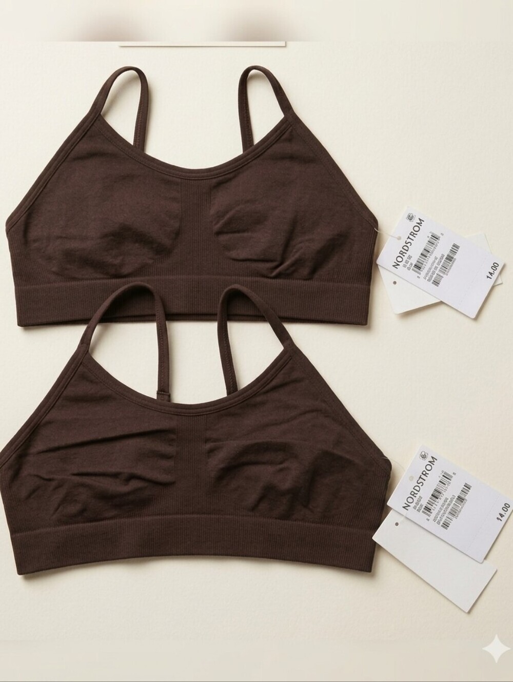 Nordstrom Girls Unpadded 2pc Bralette Bundle - Picture 1 of 5